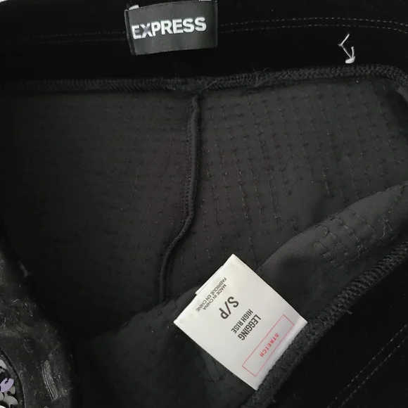 Express High Rise Sequin Leggings - Picture 6 of 6